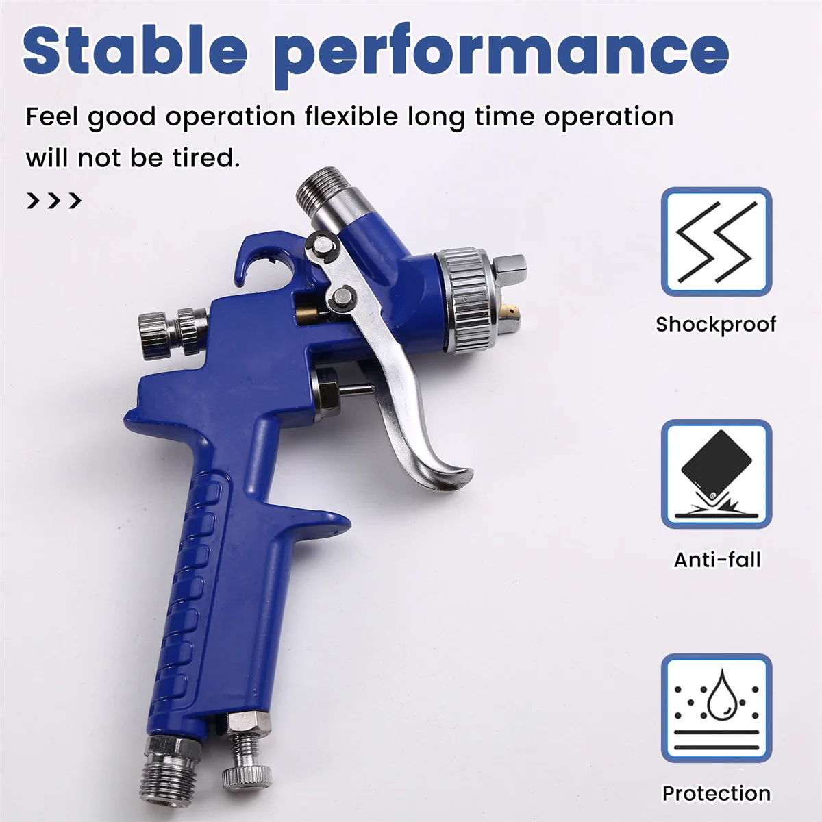 ABNJ Professional 0.8MM/Nozzle H-2000 Mini Air Paint Airbrush HVLP for Painting Car Aerograph Airbrush