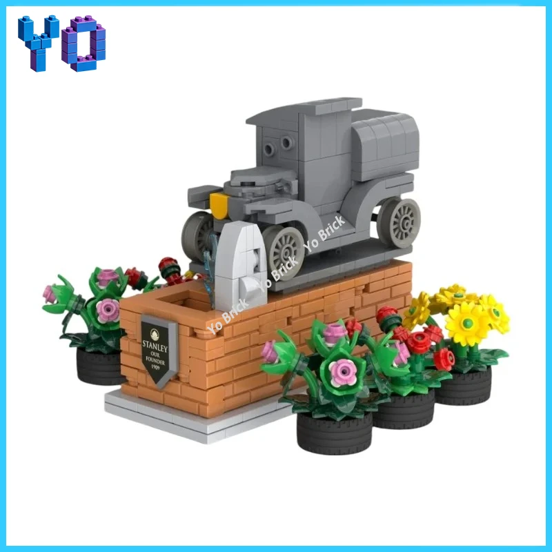 DIY Rural Scene Blocks Vintage Garden Pest Exterminator Minifigure Leisure Handmade Gardening Brick Toy