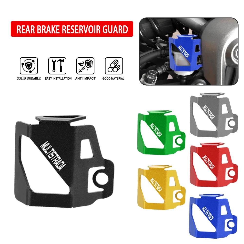 

Motorcycle Accessories CNC Rear Brake Fluid Reservoir Cover Guard Protector Oil Cap For Ducati MULTISTRADA MULTISTRADA 1200S GT