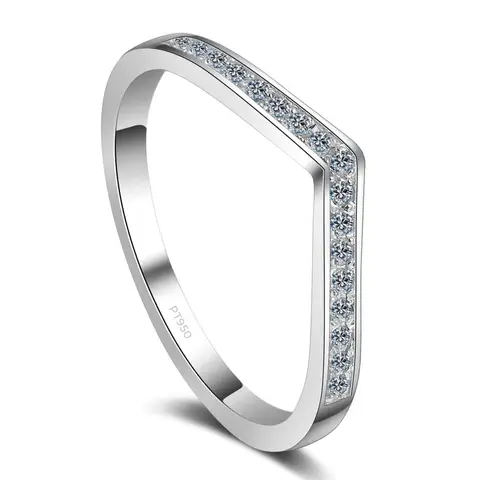 10 best sales प्लैटिनम की अंगूठी - №3