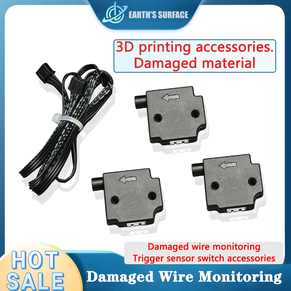 

3D Printer Filament Break Detection Module With 1M Cable Run-out Sensor Material Runout Detector For 3D Printer Parts