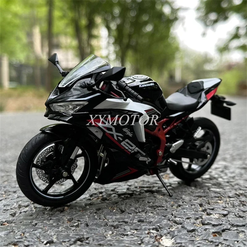 AOSHIMA-Kawasaki ZX-25R Metal Diecast Model Car, Moto Moto Brinquedos, Exibir Ornamentos Coleção, Presentes, Passatempo, 1:12