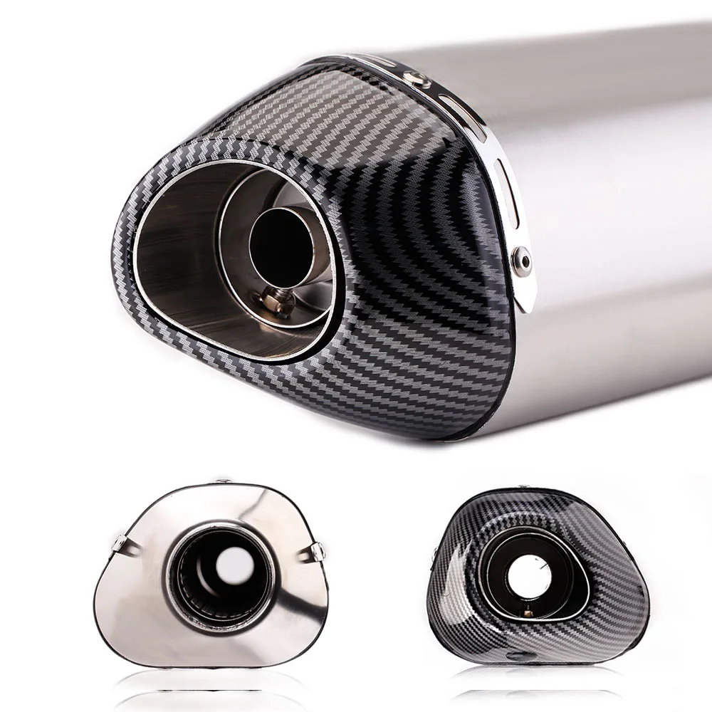 For YAMAHA MT07 FZ07 XSR700 Tracer 7 2014-25 R7 21-25 full Motorcycle Exhaust System Escape Manifold R77 Muffler with DB Killer - Image 5