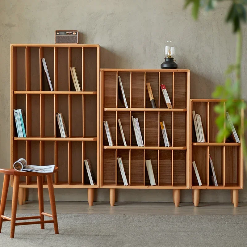 

Solid Wood Bookshelf Living Room Floor Storage Rack Bedroom Study Storage Rack Children's Bookcase