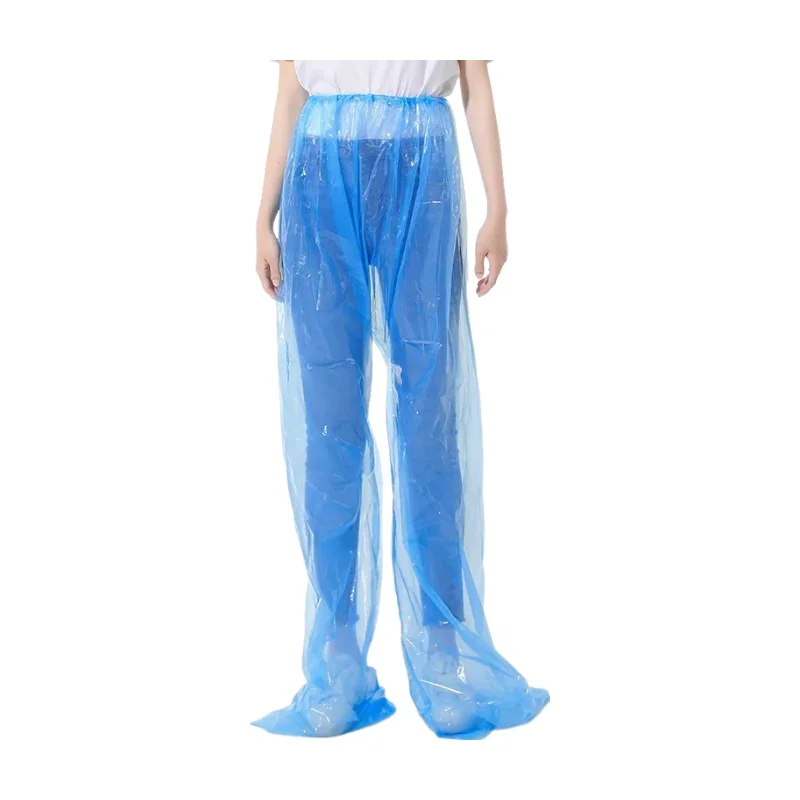 Disposable Waterproof Pants Especially Suitable For Riders Of Motorcycle Scooter Bike In Raining Days Feet-Wrapped Rain