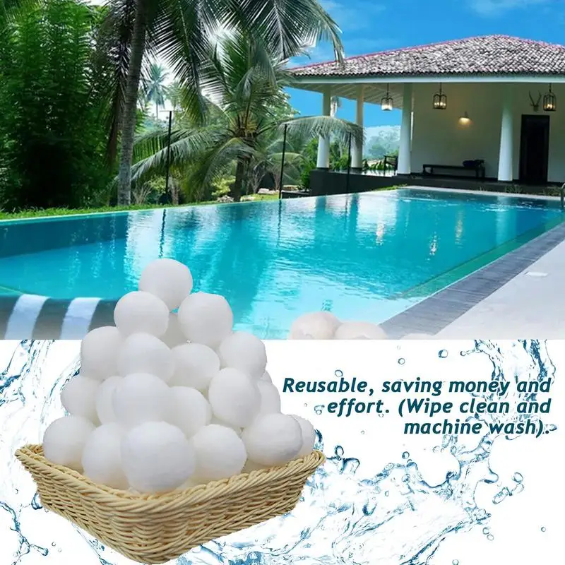 

200-1500g Swimming Pools Filter Balls Portable Wet Dry Cotton Canister Clean Fish Tank Filter Material Water Purification Fiber