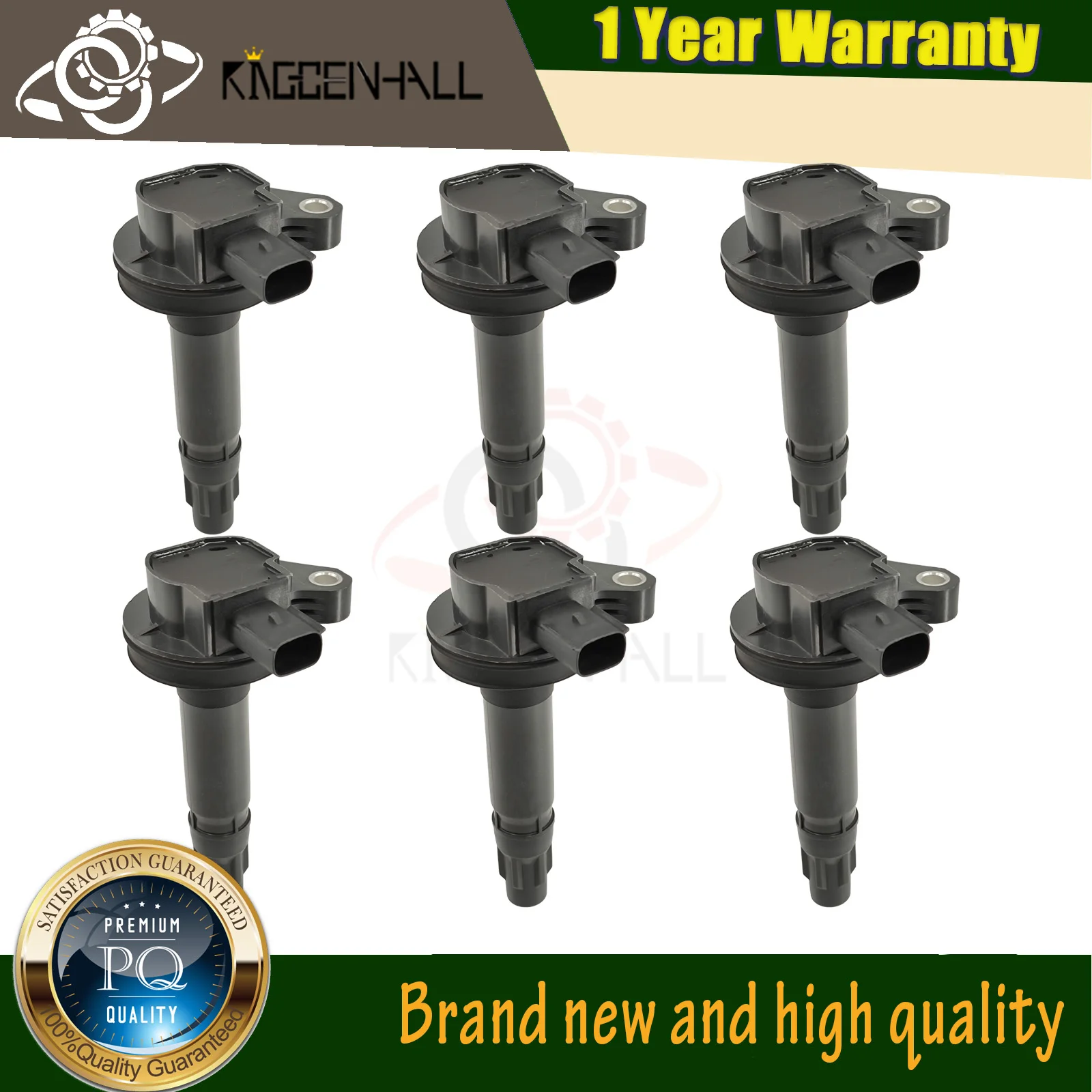 

6PCS High Quality Ignition Coils DG-520 7T4Z-12029-E 7T4Z12029E For 2007-2013 Lincoln Mercury 3.5/3.7L UF553 GN10237 UF595 DG520