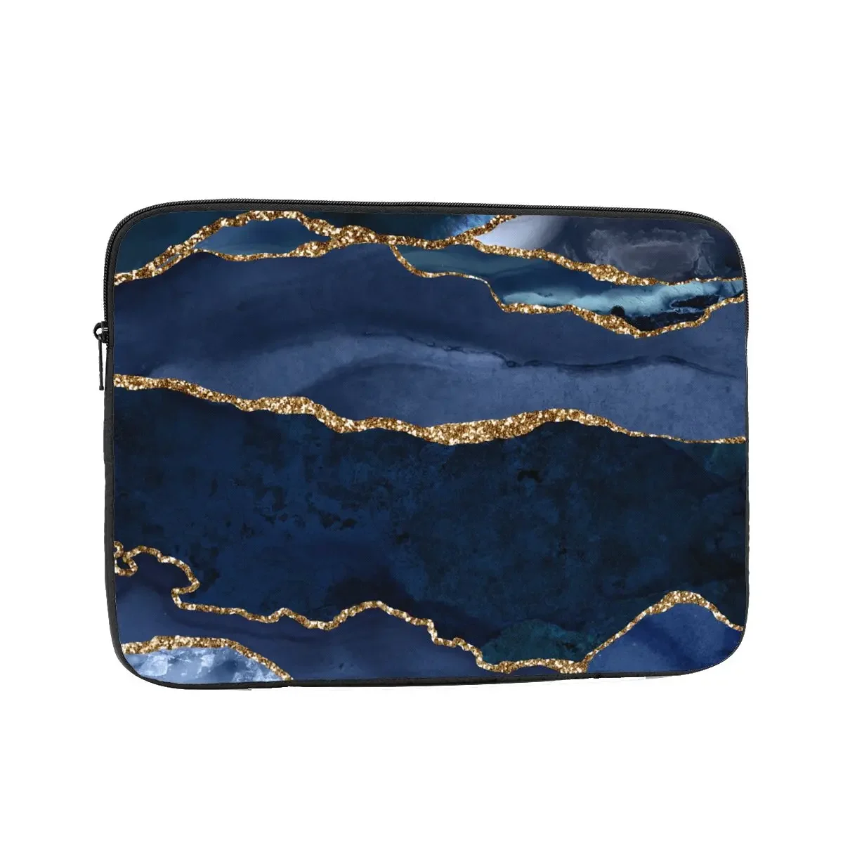 Abstract Navy Blue Watercolor Marble 12