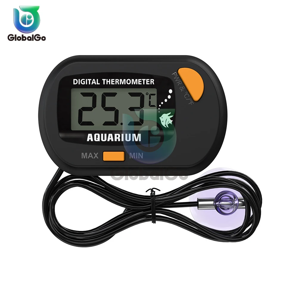 -50℃ - 70℃ Digital Aquarium Fish Tank Thermometer With Suction Cup Temperature Sensor Meter Tester Thermometer Measurement