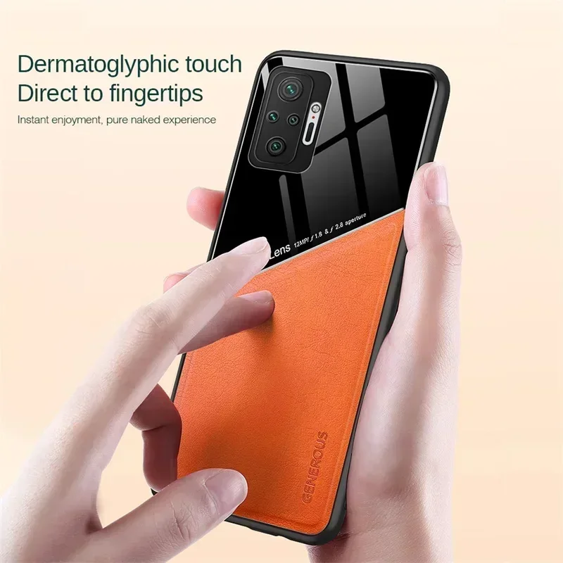 Leather Case For Xiaomi Redmi Note 15 14 13 12 11 10 Pro Plus 5G 4G 12S 11S 10S 13C Magnet Silicone Case Protective Cover Funda