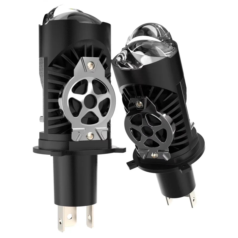 

Светодиодная лампа для автомобильных фар с линзами SAAR 30000LM 150W H4, лампа высокого и низкого света для мотоцикла, 12 В, 24 В, 6500 К