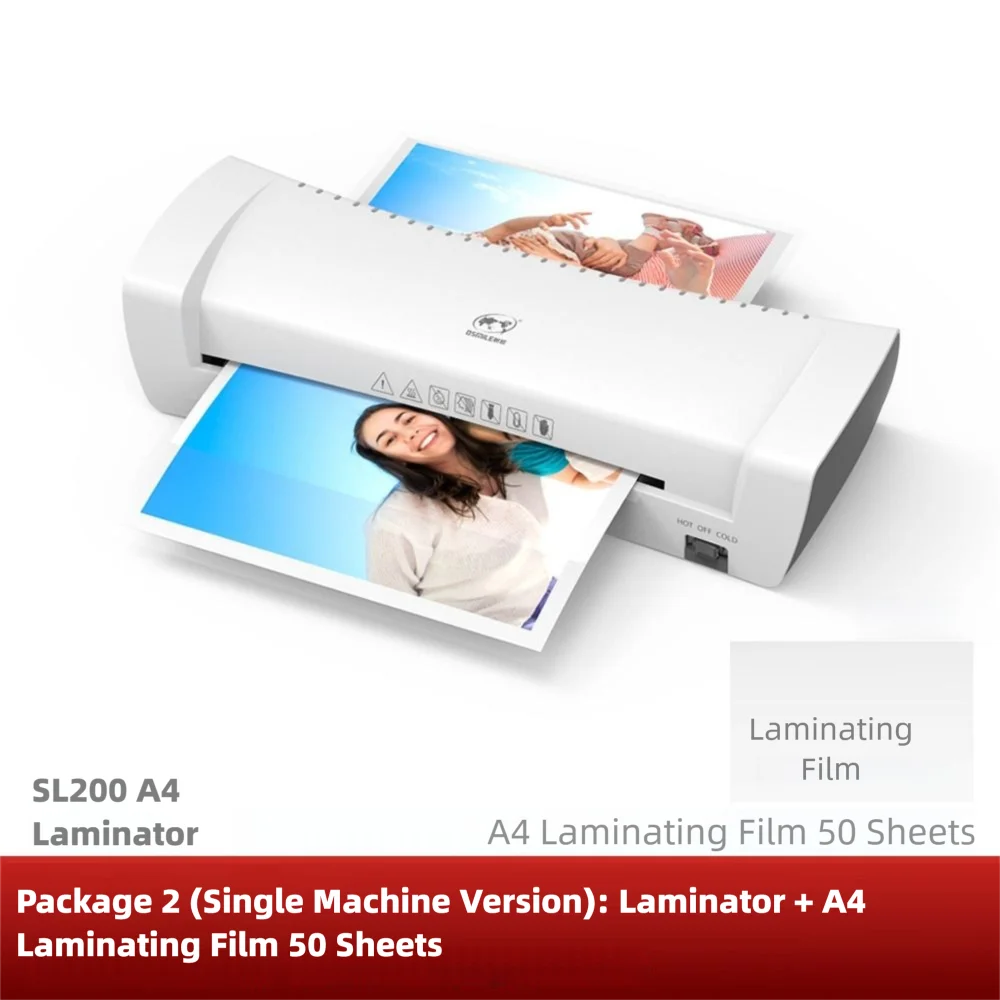A4 Format Laminator Machine Portable Compact Mini Photo Laminating Machine Efficient Office Document Laminating Machine