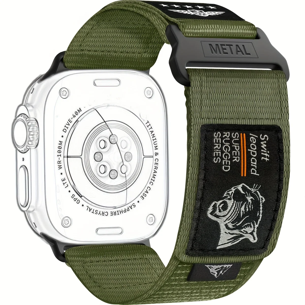 

Trail Loop Nylon Band for Apple Watch 44mm 40mm 45mm 41mm 49mm Correa Bracelet IWatch Series 7 5 6 Ultra 2 3 Se 8 9 10 11 Strap