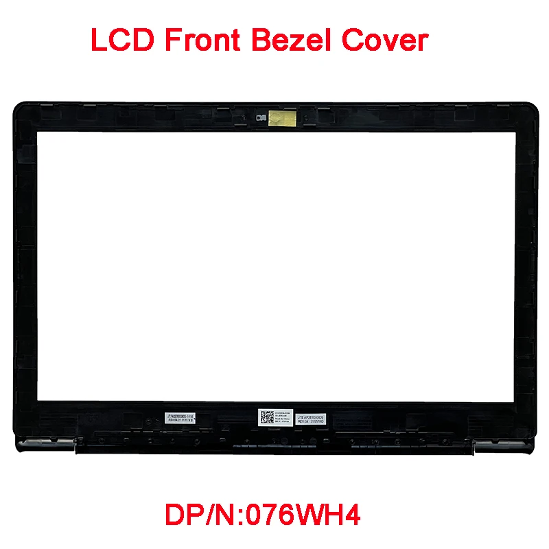 Tampa frontal LCD moldura para dell inspiron 15, 3580, 3581, 3582, 3583, 3585, 076wh4, 76wh4