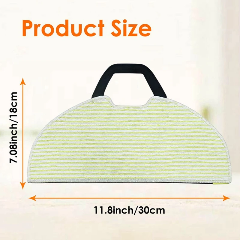 แผ่นม็อบถูพื้นแบบใช้ซ้ำได้ใช้ทดแทนได้กับชิ้นส่วนเครื่องดูดฝุ่น RV2610WD ฉลาม