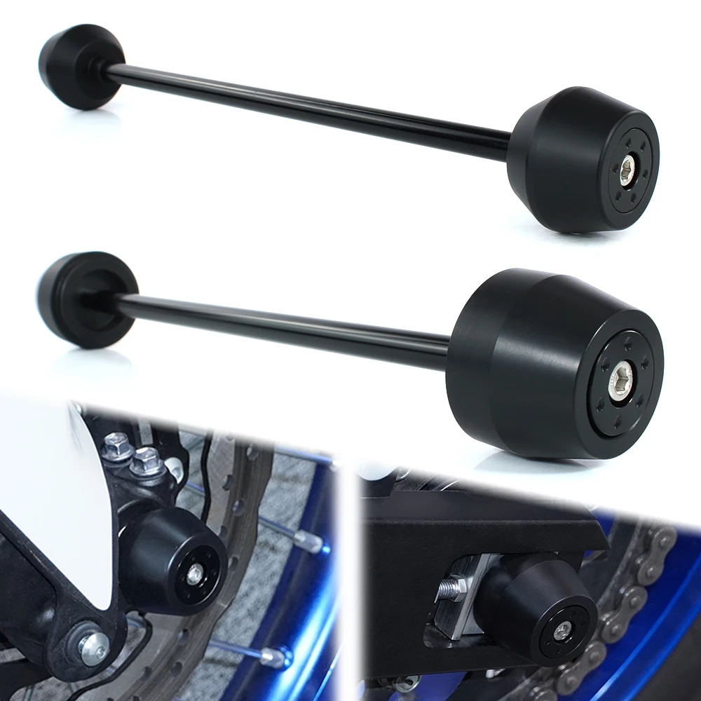 

Fit For Kawasaki ZX-10R ZX10R ZX 10R 2011-2022 Motorcycle Accessories Front & Rear Axle Fork Crash Sliders Wheel Protection