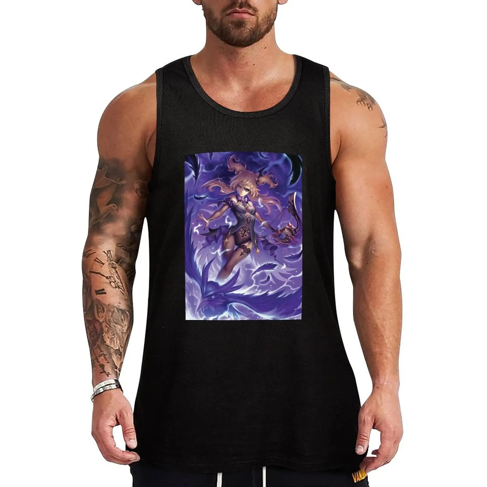 Midnight Phantasmagoria Tank Top Fitness men clothing Man sleeveless shirt muscle t-shirt