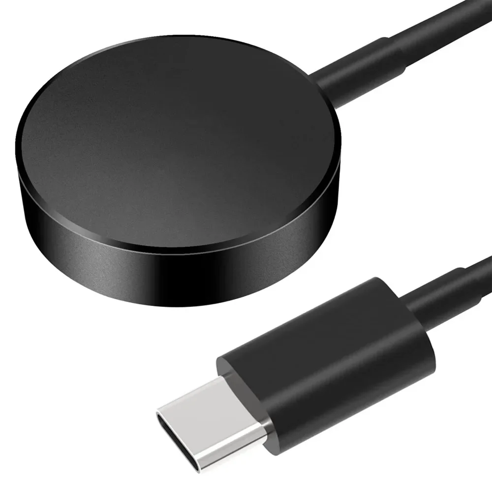 Fast Charger for Galaxy Watch 7 Ultra 6 Classic Type C Charging Cable for Watch 5 Pro/ Watch 3, 4, Active 2 USB-C Cord Aluminum