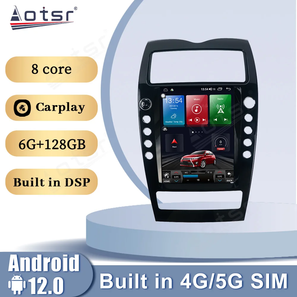 12.1 Inch Android 12.0 For Maserati President 2004-2007 Car Radio Multimedia Player GPS Navigation Head Unit Auto Accessories