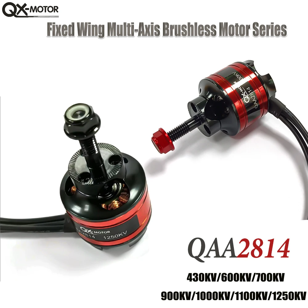 QX-MOTOR QAA2814 2814 Brushless Motor CW CCW 430KV 600KV 700KV 900KV 1000KV 1100KV 1250KV for Remote Control Toy Parts