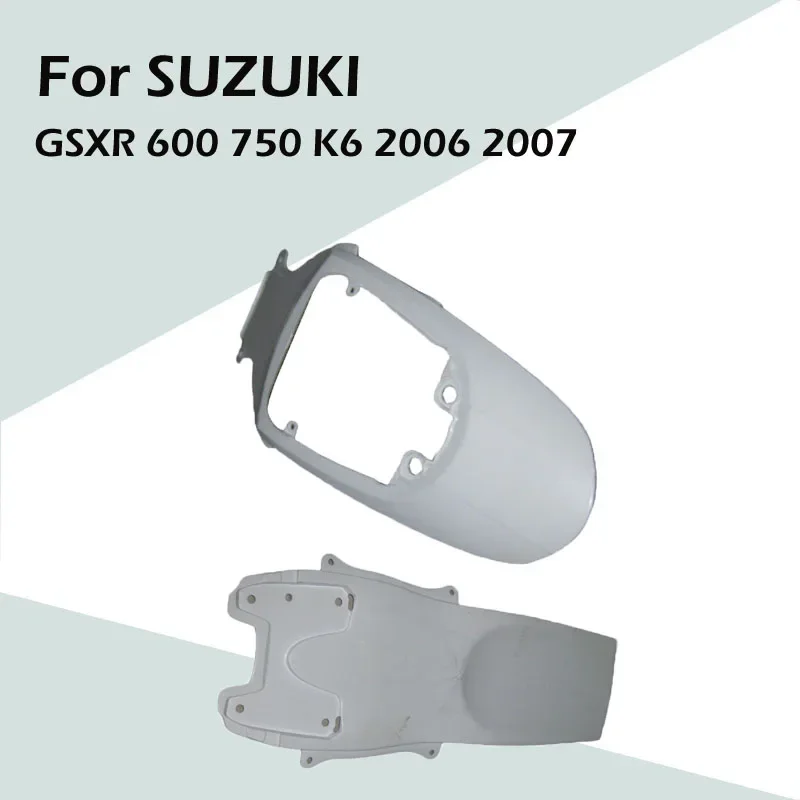 

For SUZUKI GSXR 600 750 K6 2006 2007 Motorcycle Accessories Unpainted Rear Tail Cover ABS Injection Fairing