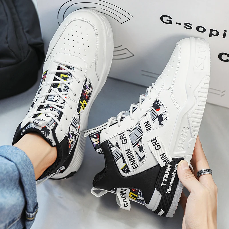 أحذية الأب العصرية للرجال لربيع وخريف 2025 - أحذية رياضية عصرية بنعل سميك قابلة للتنفس، أنيقة ومتعددة الاستخدامات #5