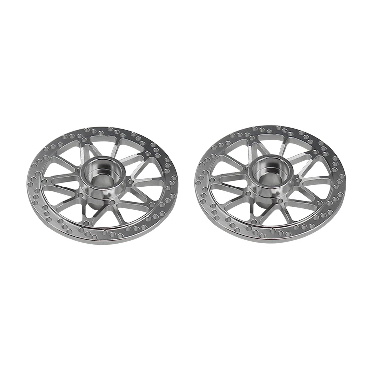 Radio control RC HR Silver Twin Star front brake disk for Kyosho 1/8 NSR500 parts