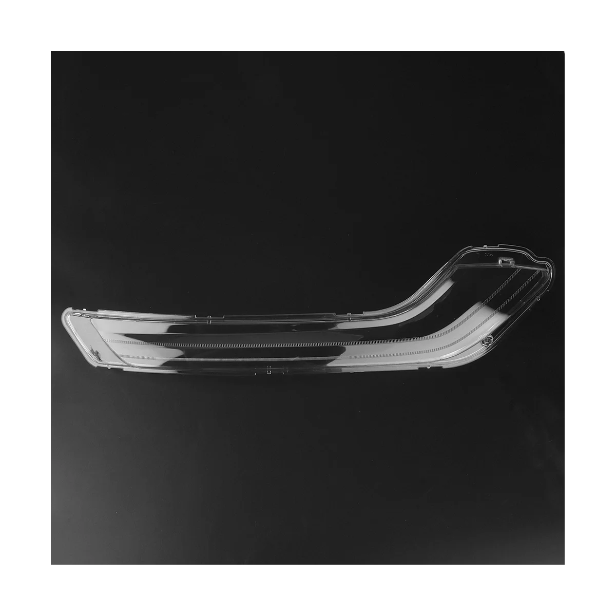 왼쪽 앞 범퍼 안개등 커버 투명 러닝 라이트 커버 DRL 라이트 쉐이드 렌즈, 푸조 508 2015-2018