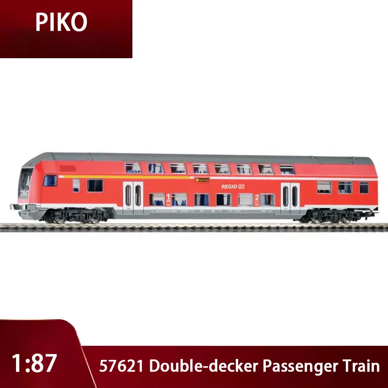 

PIKO HO 1:87 57621 Double-decker Passenger Train German 6th Generation Train Model Classics Adult Souvenir Gift Static Display