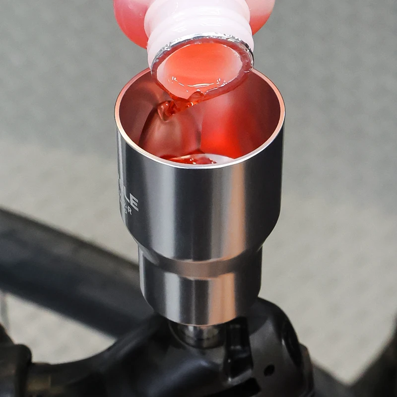 أداة قمع زيت الدراجة الجبلية أداة إصلاح الانكماش الفرامل الصحن الهيدروليكي لإصلاح قمع حقن الزيت محول Shimano #5