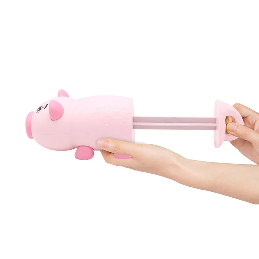 1Pcs Pig Shaped Water Gun Premium Plastic Small Size Lightweight Summer Pool Fun Interactive Gift for Kids