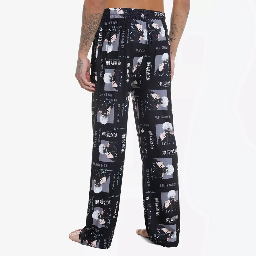 بانداي طوكيو الغول كين Kaneki أنيمي كل انحاء طباعة الكبار الاطفال صالة السراويل الصيف سريعة الجافة مريح خفيفة الوزن واسعة الساق السراويل #1