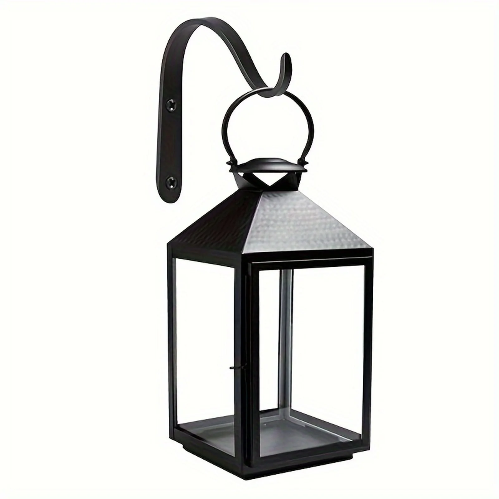 Picture 5: 4Pcs J-Shape Wall Hook Metal Flower Pot Hanging Iron Hook Fixing Outdoor for Garden Wall Basket Plant Rack Bracket Decoration