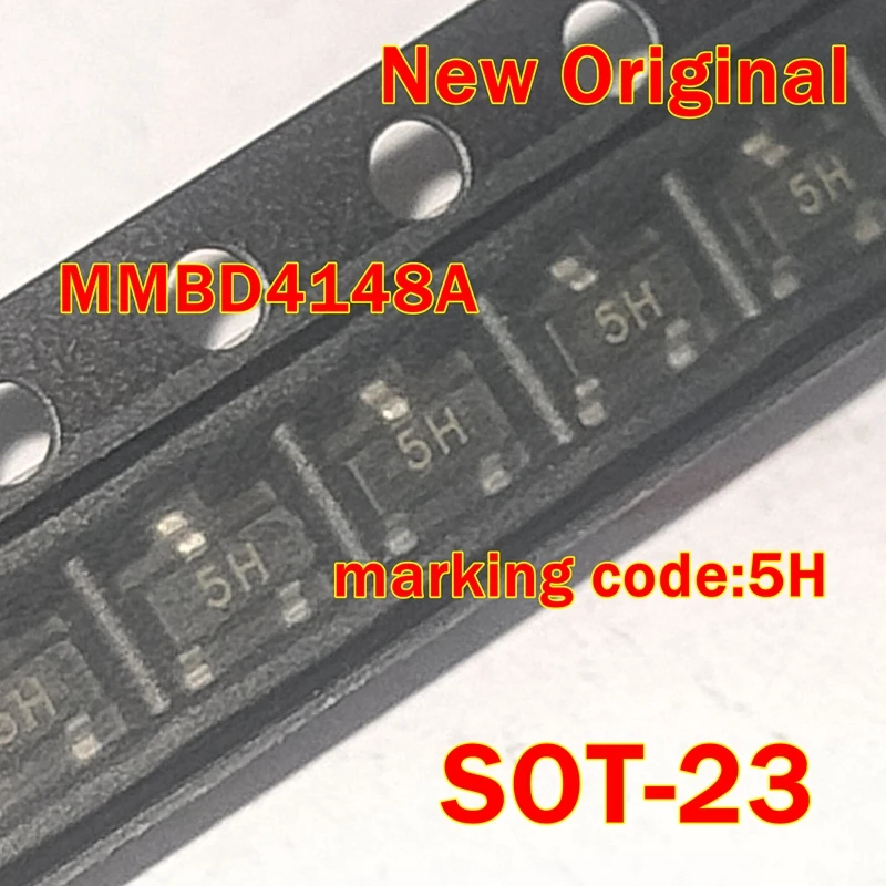 10pcs to 1000pcs New Original MMBD4148A SOT-23 marking code:5H SWITCHING DIODE