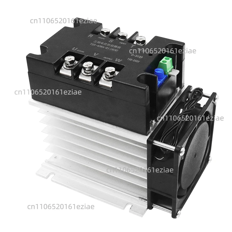 A Complete Set (Soft Start Module Fan Radiator)  380V Three-Phase Intelligent Motor Soft Starter Cabinet Slow Start 2KW4KW6KW8KW