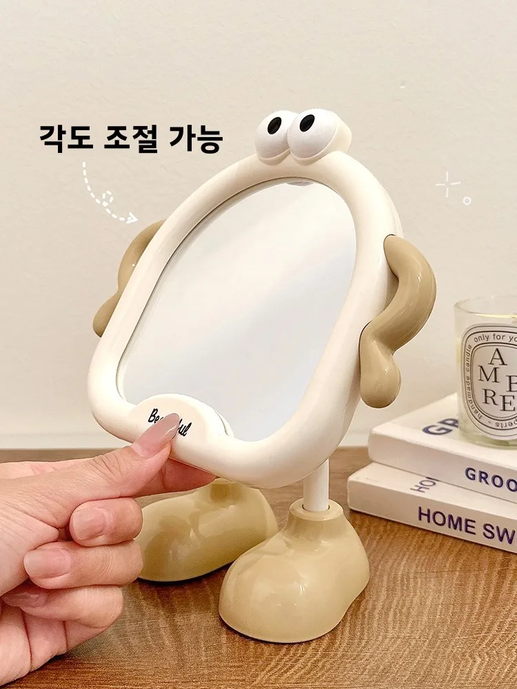 Leuke Desktop eup Spiegel High Defn Draagbare Beau Spiegel voor Studenten Slaapkamer Thuisgebruik Kleine Spiegel Spiegel