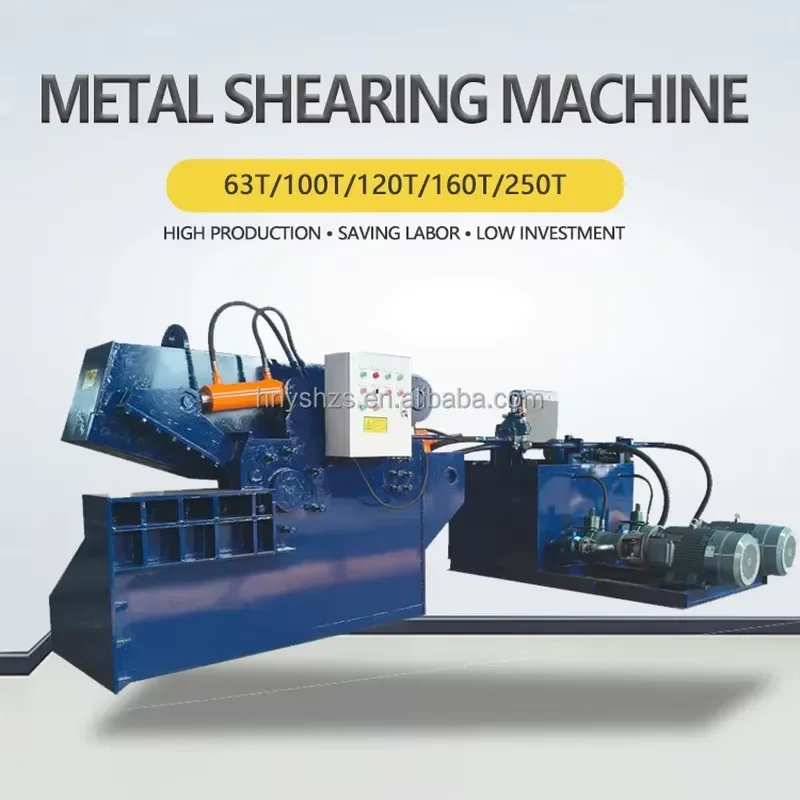 Crusher Factory Sale 120T Hydraulic crocodile Metal Shearing Machine Price