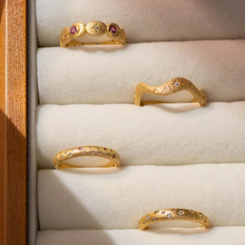 

New Style S925 Galaxy Ring for Women – Micro-Paved Zircon, Romantic and Exquisite Full of Stars