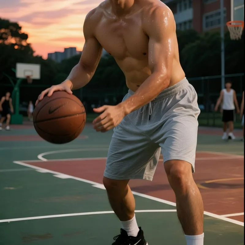 

Summer Men Running Shorts Stretch Breathable Pants Fitness Gym Training Sports Shorts Quick Dry Workout Jogging Short Trousers