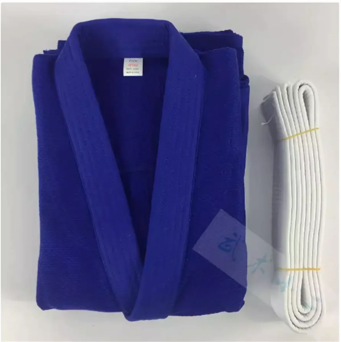 Professional competition using judo suit training suit bamboo knot pattern pure cotton white blue judo suit judo technique