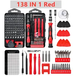 WOZOBUY 138 In1 Precision Screwdriver Set Magnetic - Professional Screw Driver Tools Set,PC Repair Tool Kit,Repair Devic