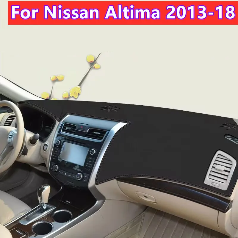 

For Nissan Altima 2013-2018 Car Leather Dashboard Dash Cover Protector Pad Mat