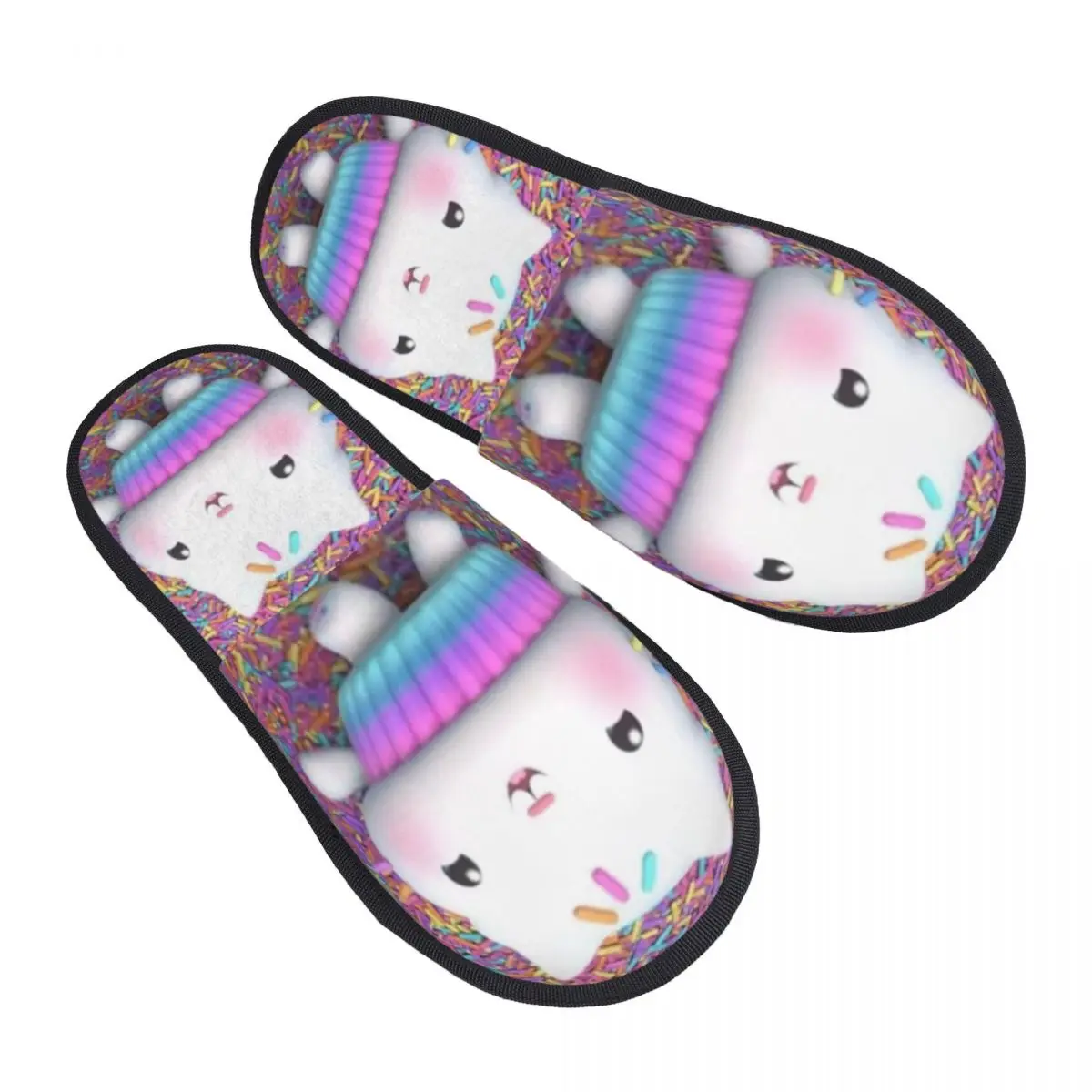 

Уютные тапочки из пены с эффектом памяти для кукольного домика Габби на заказ, женские очаровательные детские тапочки с героями мультфильмов Габби, обувь для дома в отеле