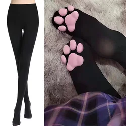 Lolita Anime Tights Thigh High Socks Women Harajuku Stockings Female Pantyhose 3D Cat Claw Long Socks Sexy Compression Stockings