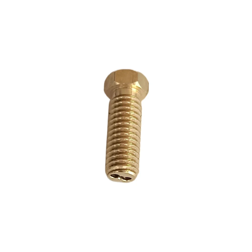 5PCS/Lot Original FLSUN V400 3D Printer Hotend Nozzle  0.4mm/0.5mm/0.8mm Size Brass Print Head Block Double Holes Extruder Part