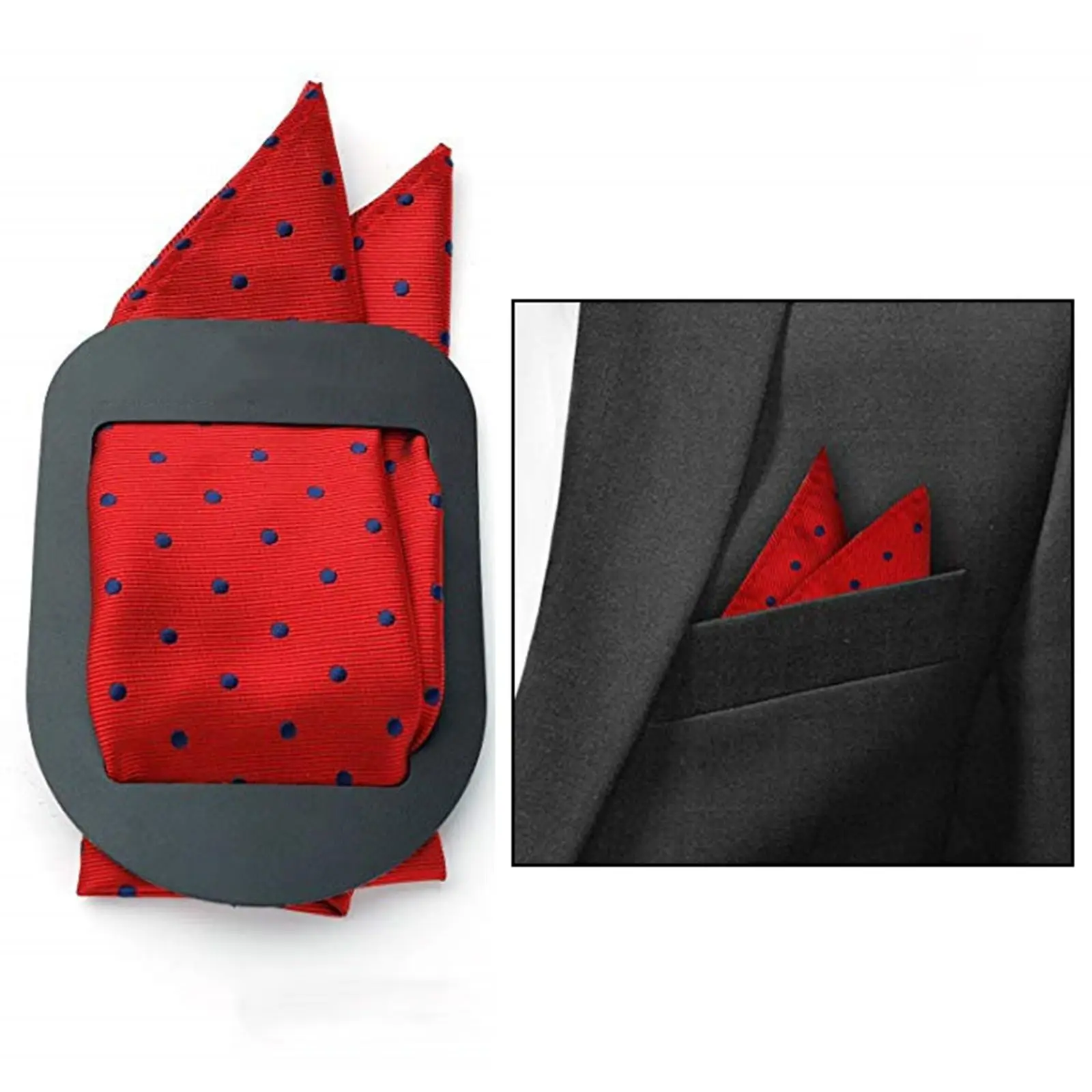 4x 3x fazzoletto da taschino con supporto quadrato da taschino