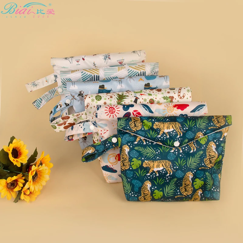 BIAI Flip Open Storage Bag Waterproof Baby Clothes Storage Bag Women Make Up Storage Bag Washable Baby Girl Diaper Bags 2024