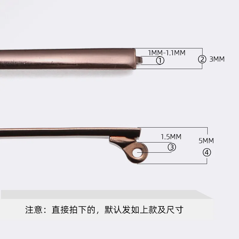 1 Pair Universal Anti-Slip Spectacle Frame Glasses Arm Replacement Leg Blue Light Glasses Metal Eyeglasses Eyewear Accessories