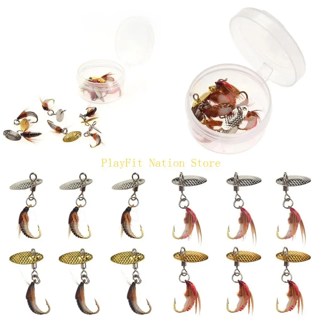 

242F одиночный крючок, спиннер, приманки с блестками, рыболовные блесны, набор приманок для плавания, рыболовные приманки