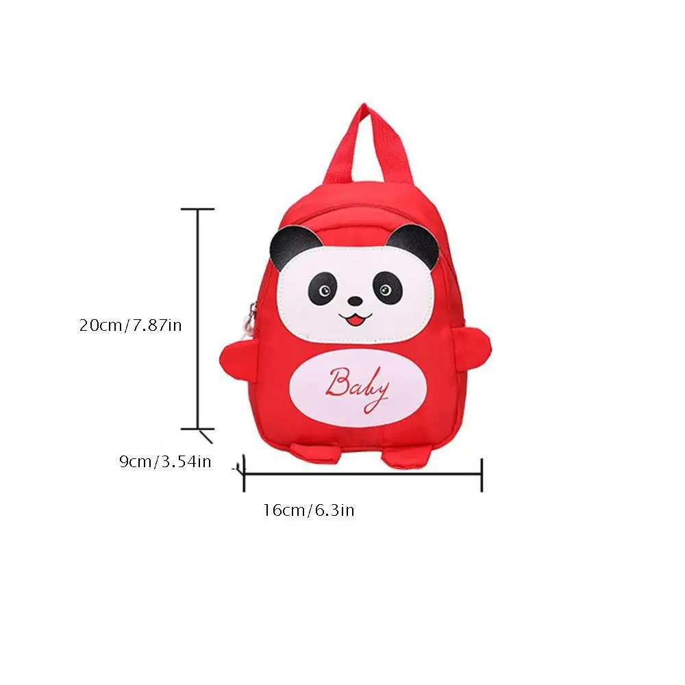 Mochila con Panda de dibujos animados para niños, Mini bolso escolar ajustable para niños, bolso escolar de doble hombro, mochila para jardín de infantes